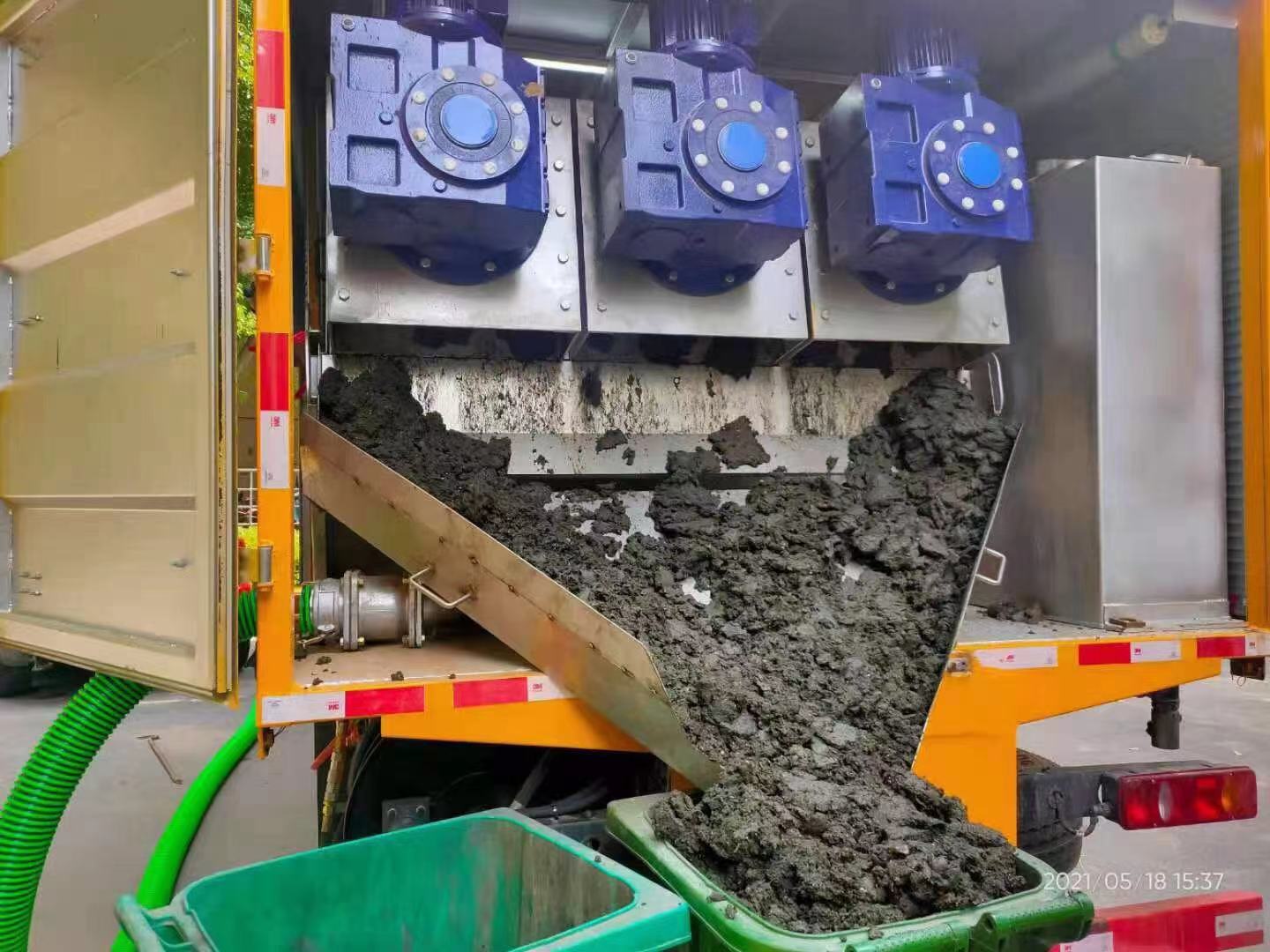 杨林街道化粪池清掏城市维护站-泥浆净化干湿分离处理